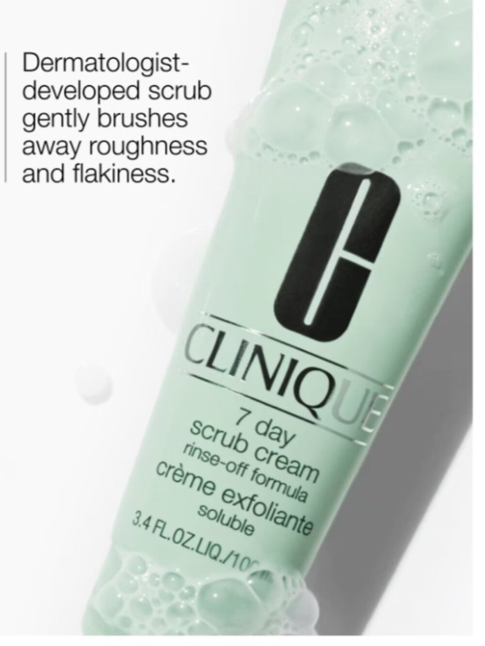 CLINIQUE Skincare Gift Set,7 Day Scrub Cream Rinse-Off Formula,Travel-2pc-NEW - Picture 4 of 14